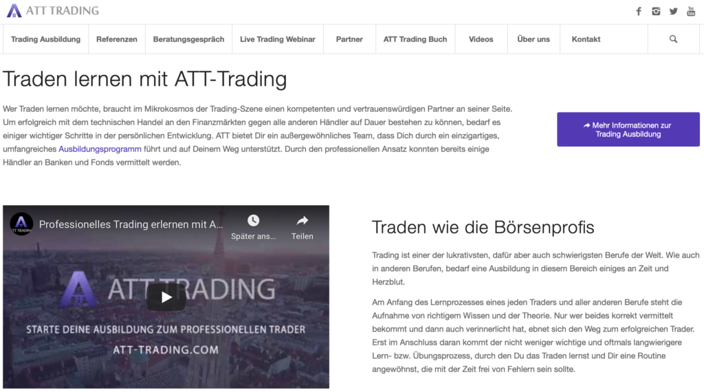 Att Trading Erfahrungen 21 Ausbildung Zum Profi Trader Im Test