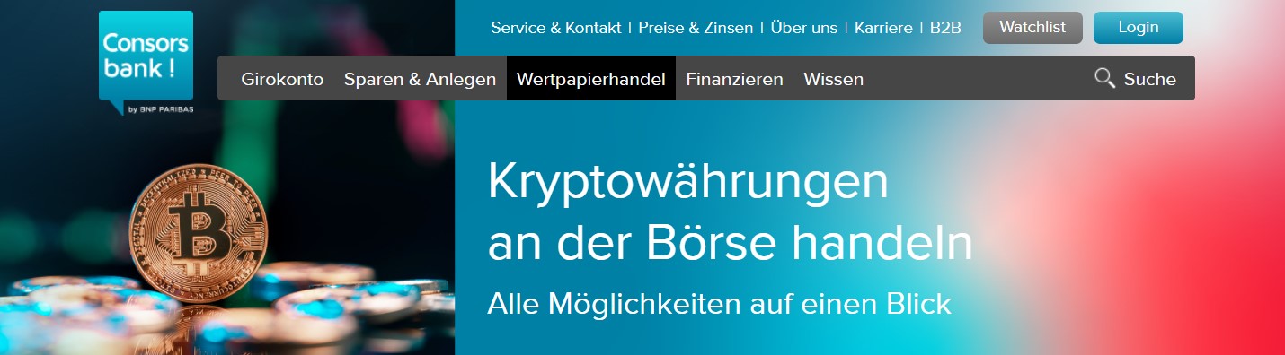 Neue Kryto Produkte Bei Der Consorsbank Kryptos 2021