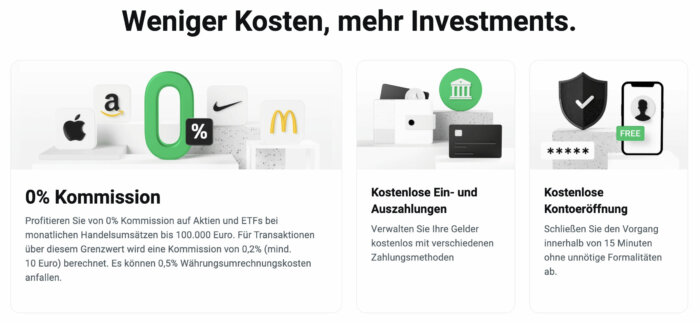 XTB vs eToro: Die Gebühren und Kosten von XTB in einer übresichtlichen Grafik